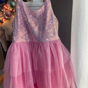 Zunie Pink Sequin Dress